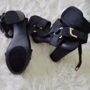 Black high heels